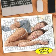 Asilmeydan Mutlu Uyuyan Çift 240 Parça Puzzle Yapboz Tablo