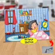 Asilmeydan Uykudan Uyanan Küçük Kız 99 Parça Puzzle Yapboz Tablo