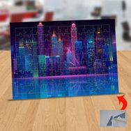 Asilmeydan Uzun Şehir Binaları 99 Parça Puzzle Yapboz Tablo