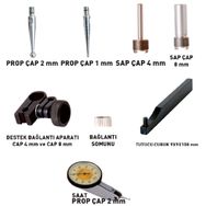 Asimeto 0.8 mm X0.01 Salgı Komparatör Saati Komple Set