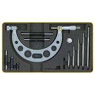 Asimeto 900-1000x0,01 mm Değiştirilebilir Çubuklu Dış Çap Mikrometre