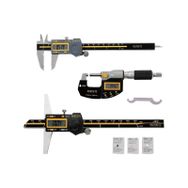 Asimeto AS-960 Dijital Kumpas + Dışçap Mikrometresi + Derinlik Kumpası Üçlü Set