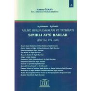 Asliye Hukuk Davaları ve Tatbikatı Sınırlı Ayni Haklar - Hasan Özkan