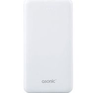 Asonic AS-P10 10000 mAh 2xUsb Beyaz Taşınabilir Şarj Cihazı