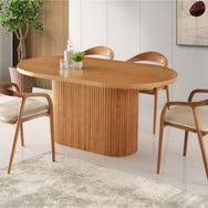 Asos Defne Oval 90x160 Yemek Masası Takımı
