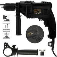 Assur 1100W Darbeli Metal Şanzıman 13 mm Siyah Elektrikli Matkap