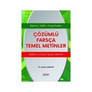 Astana Yayınları - Çözümlü Farsça Temel Metinler