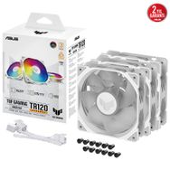 Asus TUF TR120 Reverse Beyaz 120 mm ARGB 3in1 Radyatör Fanı Ters Hava Akışı Adreslenebilir Fan ve Soğutucu