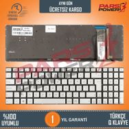 Asus Vivobook N552VX-FJ408T N552VX-FW131T Notebook Işıklı TR Gri Uyumlu Klavye