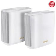 Asus ZenWifi XT8-2P AX6600 G-AiMesh AiProtection Pro Bulut Kablosuz Mesh Sistemi Beyaz 2'li Access Point Router