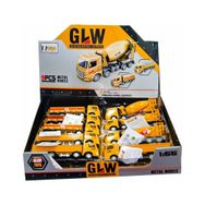 Asya Oyuncak 04530-8809 9'lu Display Kutulu Metal İş Makineleri