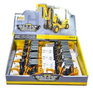 Asya Oyuncak 04530-8832 8li Display Kutulu Metal Forklift