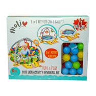 Asya Oyuncak MOL-062 MOL-093 Kutulu 2 Asortili Top Havuzlu Oyun Halısı