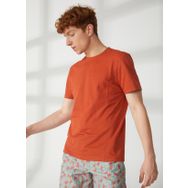 AT.P.CO A266T35343 Bisiklet Yaka Turuncu Erkek T-shirt