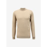 AT.P.CO A274A07EMP Açık Kahve Yarım Balıkçı Yaka Slim Fit Erkek Kazak