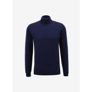 AT.P.CO A274A07EMP Koyu Mavi Yarım Balıkçı Yaka Slim Fit Erkek Kazak