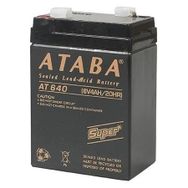 Ataba AT-640 70x47x101 mm 6 V 4 A Işıldak Aküsü