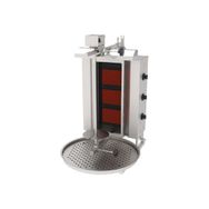 Atalay ADGC-3-U Gazlı Camlı Üstten Motorlu 3 Radyanlı 230 V Döner Makineleri