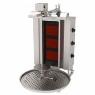 Atalay ADGC-3U 3 Gözlü Üstten Motorlu Gazlı Camlı Döner Ocağı