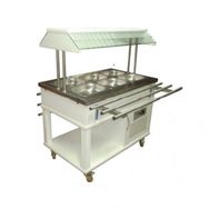 Atalay ASSB-03 Orta Tip Ahşap Kaplama GN 1/1 3 230 V Saladbarlar