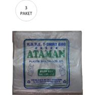 Ataman 27X47 cm 1 Kg 435 Adet Orta Boy Kalın Şeffaf Atlet Poşet