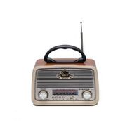 Ataşbey Ahşap Nostaljik Görünümlü Bluetoothlu USB-SD Card Radyo Müzik Kutusu