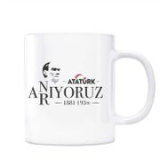 Atatürk Anıyoruz Arıyoruz Kupa Bardak