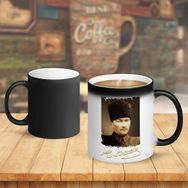 ATATURK_02 Kalpaklı Üniformalı Mustafa Kemal Atatürk Sihirli Kupa Bardak