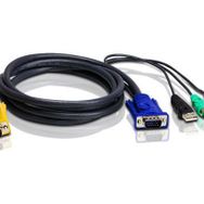 Aten 2L-5303UP 3 mt USB PS/2 Klavye Mouse Monitör Vga Kvm Switch Kablosu