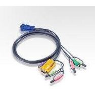 Aten 2L-5305P 5 mt PS/2 Klavye Mouse Monitör Vga Kvm Switch Kablosu