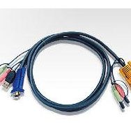 Aten 2L-5305U 5 mt USB Klavye Mouse Monitör Vga Kvm Switch Kablosu