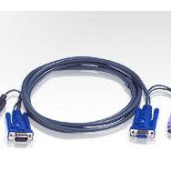 Aten 2L-5502UP 1.8 mt USB PS/2 Klavye Mouse Monitör Vga Kvm Switch Kablosu
