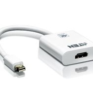 Aten Vc981 Mini Display Port to Hdmi 2160p 4k Erkek-Dişi Beyaz Dönüştürücü Adaptör
