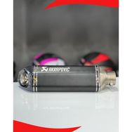 Atk Akrapovic Tüp Universal Siyah Motosiklet Egzoz