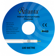 Atlanta RG6/U4 100 m 96 Tel CCA Anten Kablosu