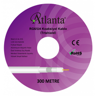 Atlanta RG6/U4 100 m 96 Tel CCS Anten Kablosu