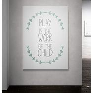 Atlantis Tablo Kbr255 Work Of The Child Kanvas Tablo, 30x50 cm
