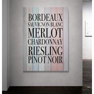 Atlantis Tablo Kbr310 Bordeaux Kanvas Tablo, 80x135 cm