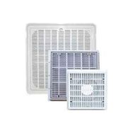 Atlas ABS 250x250 mm Kare Dip Emiș Izgarası