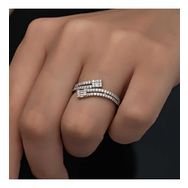Ats Silver YZK14277 Baget Taşlı Kadın Gümüş Yüzük