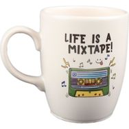 Attach Beyaz Mix Tape Baskılı Kupa