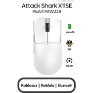 Attack Shark X11SE Şarjlı Optik Kablolu/Kablosuz Gaming Mouse