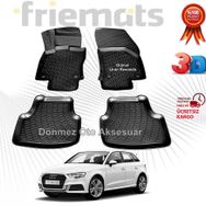 Audi A3 2004 Model 3D Havuzlu Paspas
