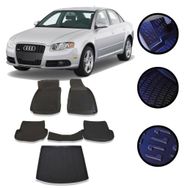 Audi A4 2007-2014 Profesyonel Havuzlu 4D Gri Oto Paspası