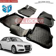 Audi A4 2008-2014 3D Havuzlu Paspas