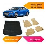 Audi A4 2016 Sonrası 3D Havuzlu Paspas