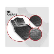 Audi A4 B6 2001-2006 3D Siyah Havuzlu Paspas Seti
