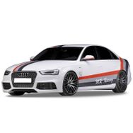 Audi A4 B8 2008 - 2012 RS4 Plastik Yan Marşpiyel Seti