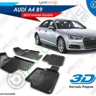 Audi A4 B9 2015 Sonrası 3D Havuzlu Paspas