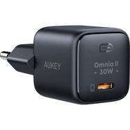 Aukey PA-B1L-BK 30 W Siyah Omnia Mini Gan Type-C PD Şarj Cihazı